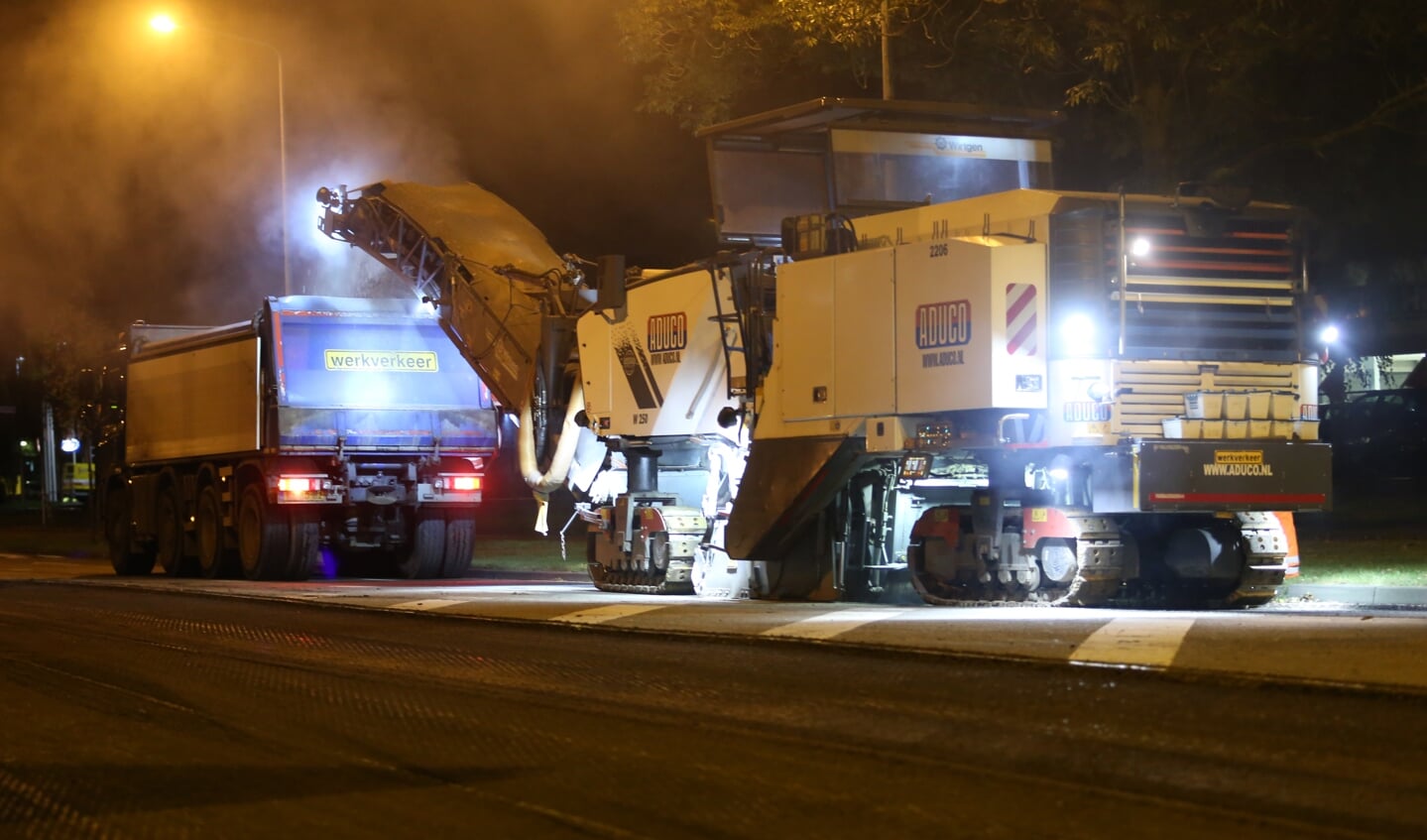 Eerdere werkzaamheden op de Vreelandseweg.