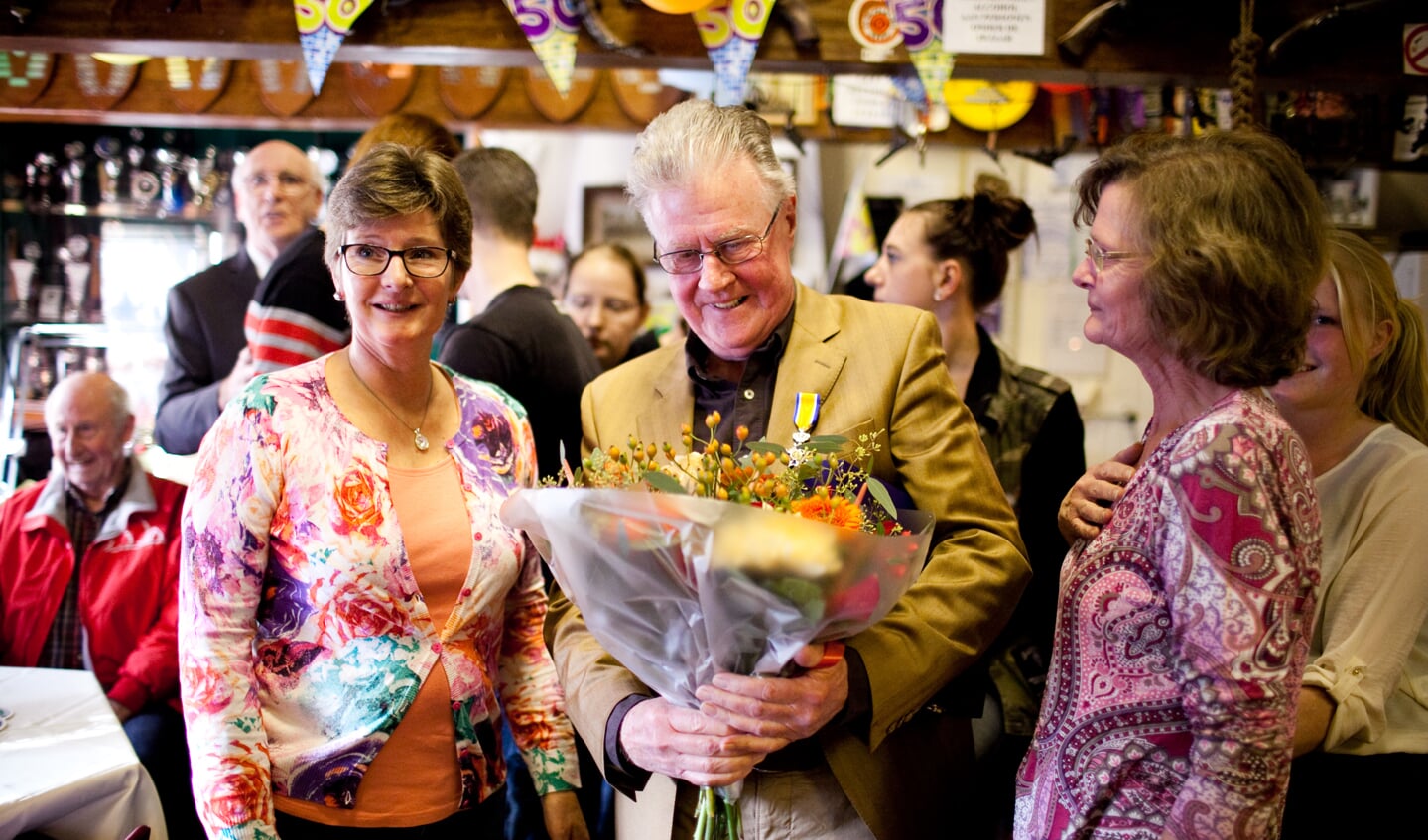 Jan van Kassel met zijn onderscheiding
