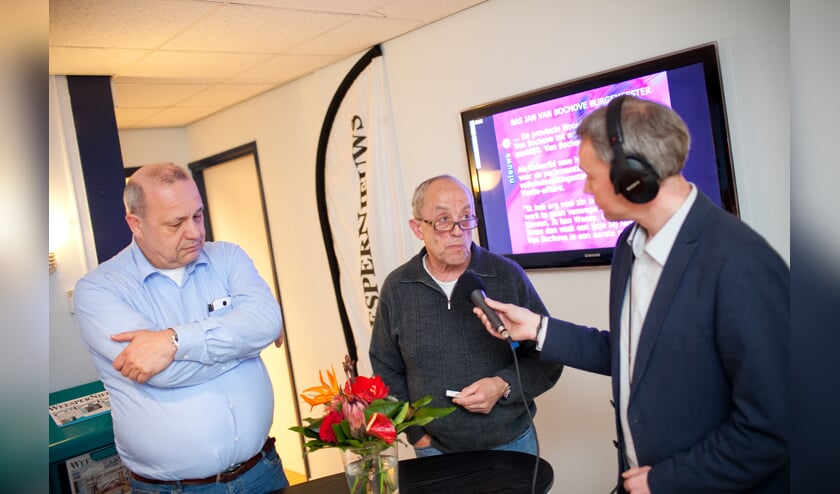 Max van Dorth bij het lijsttrekkersdebat op Radio Weesp