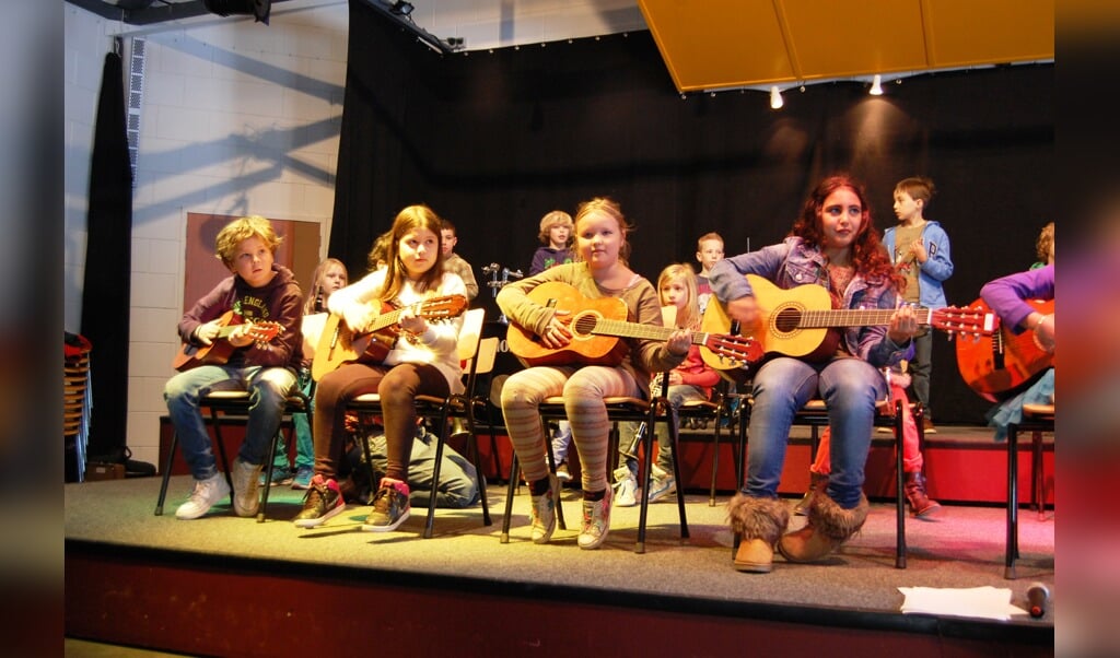 De Gooische Muziekschool verzorgt onder meer gitaarlessen