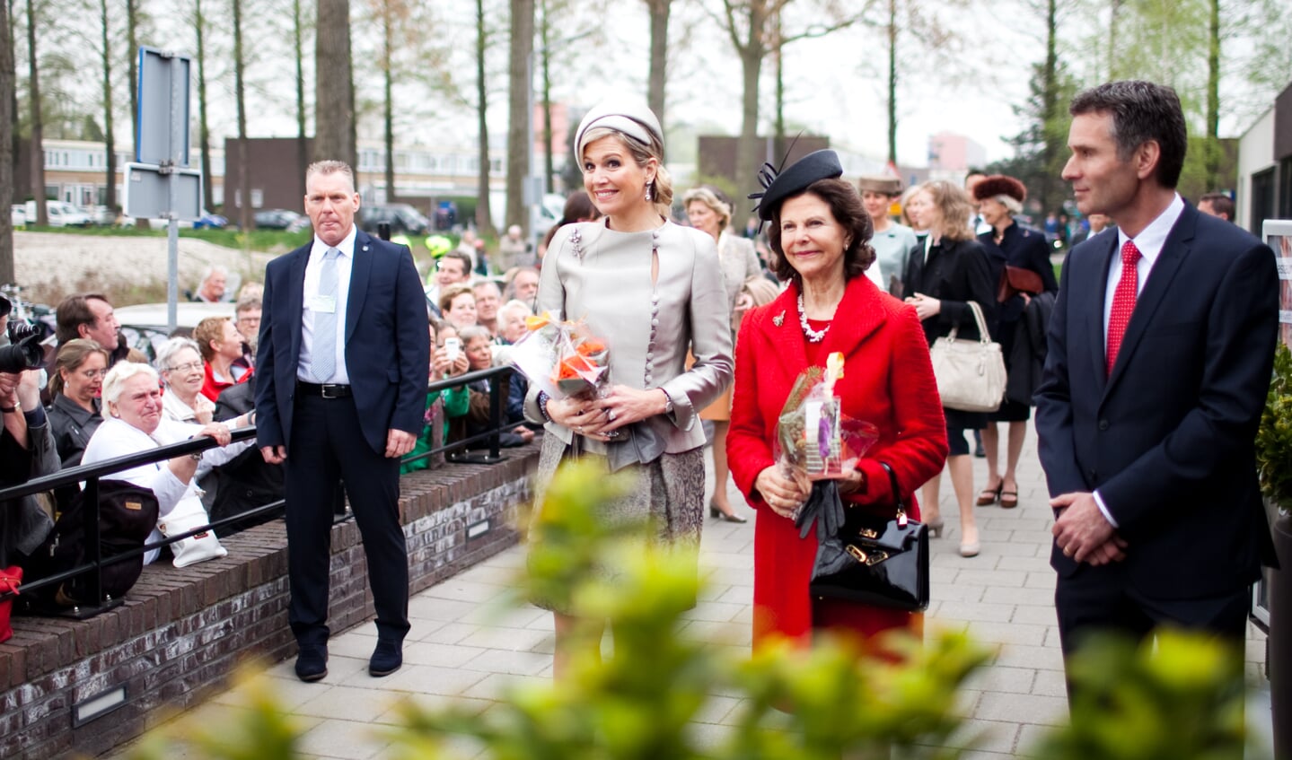 Koningin Maxima bezocht in 2014 verpleeghuis Hogeweyk.
