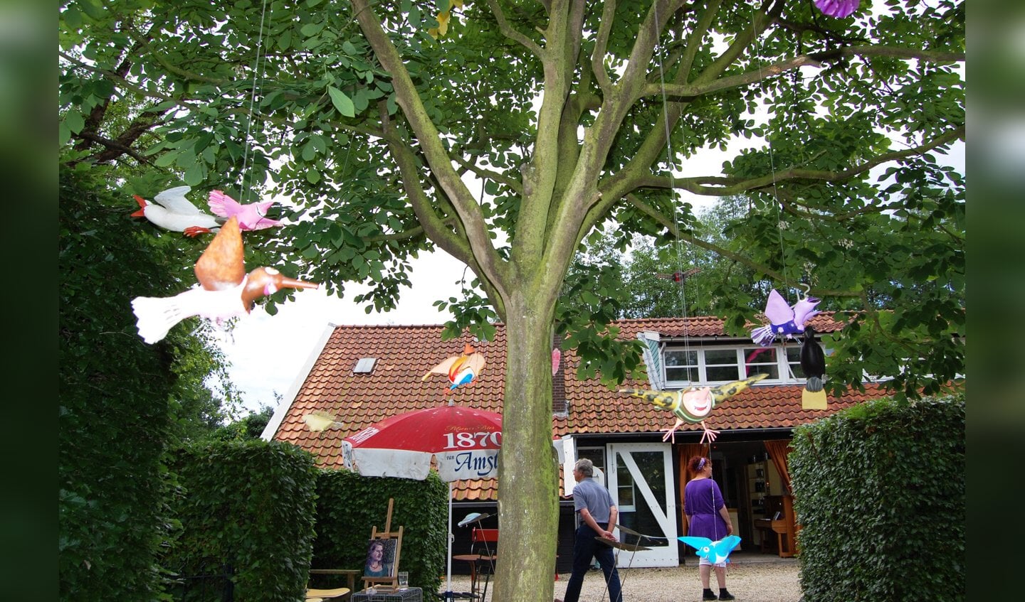 In de Theetuin vliegen de vogels van Ilona Woltring rond