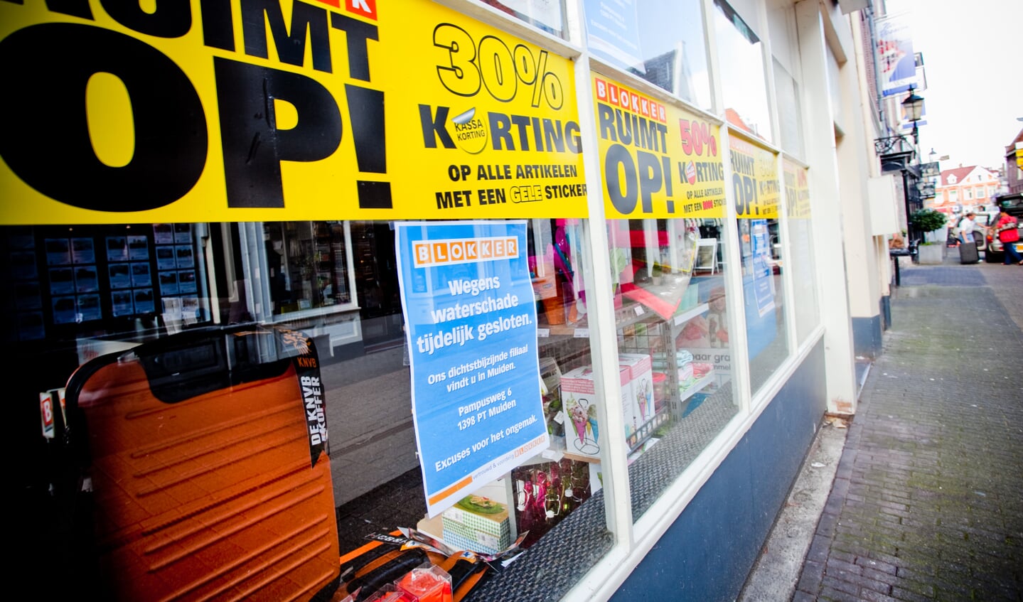Blokker moet deuren tijdelijk sluiten