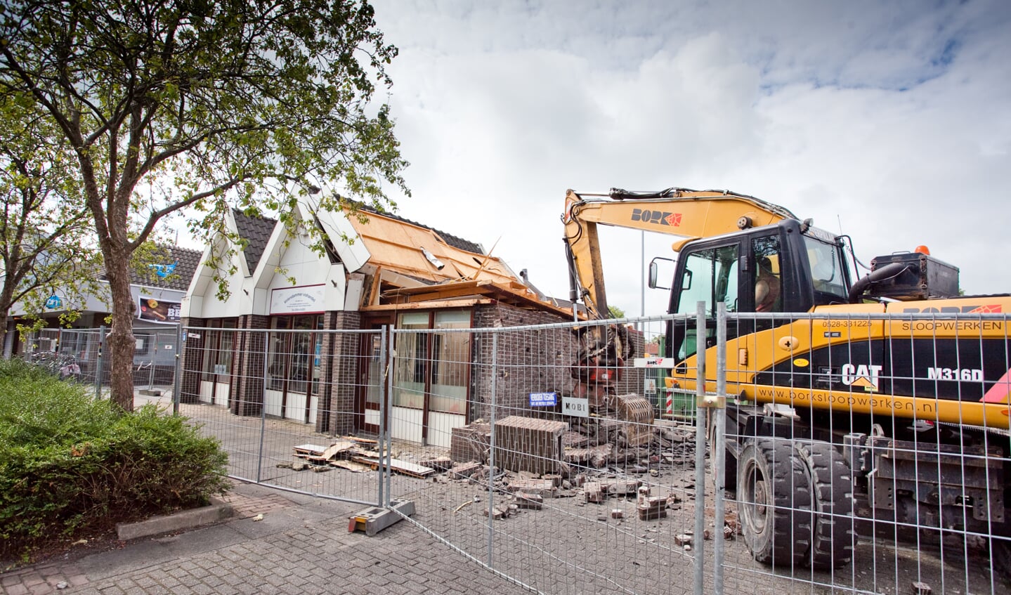 Pand van visboer tegen de vlakte