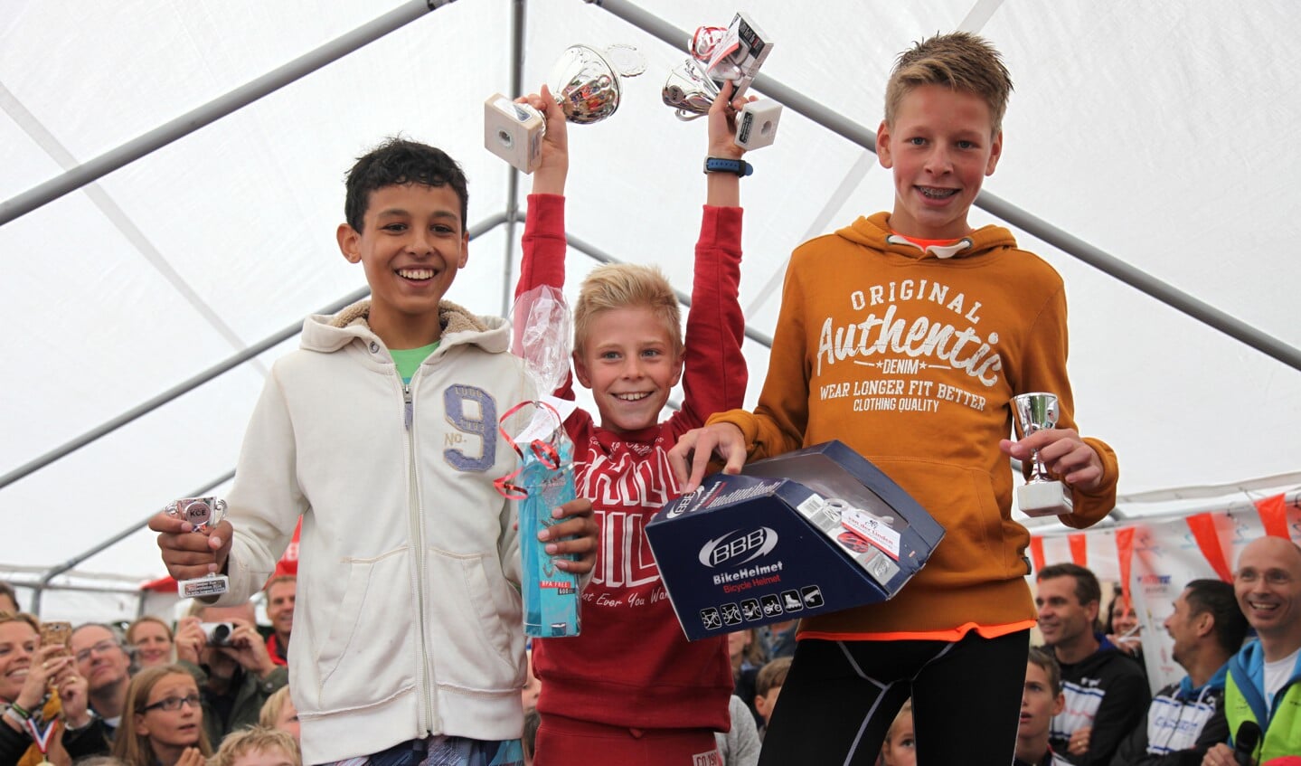 David, Mael en Job zijn winnaars jongens 11-15 jaar