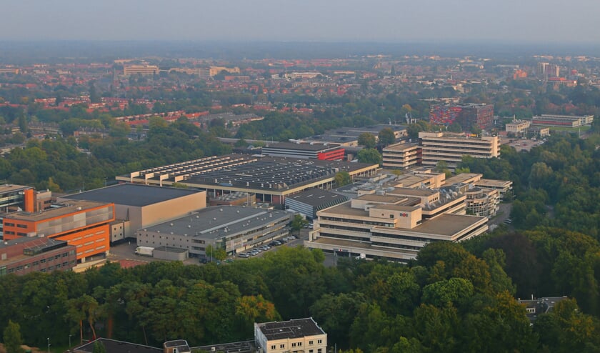 Uitzicht over het Mediapark.