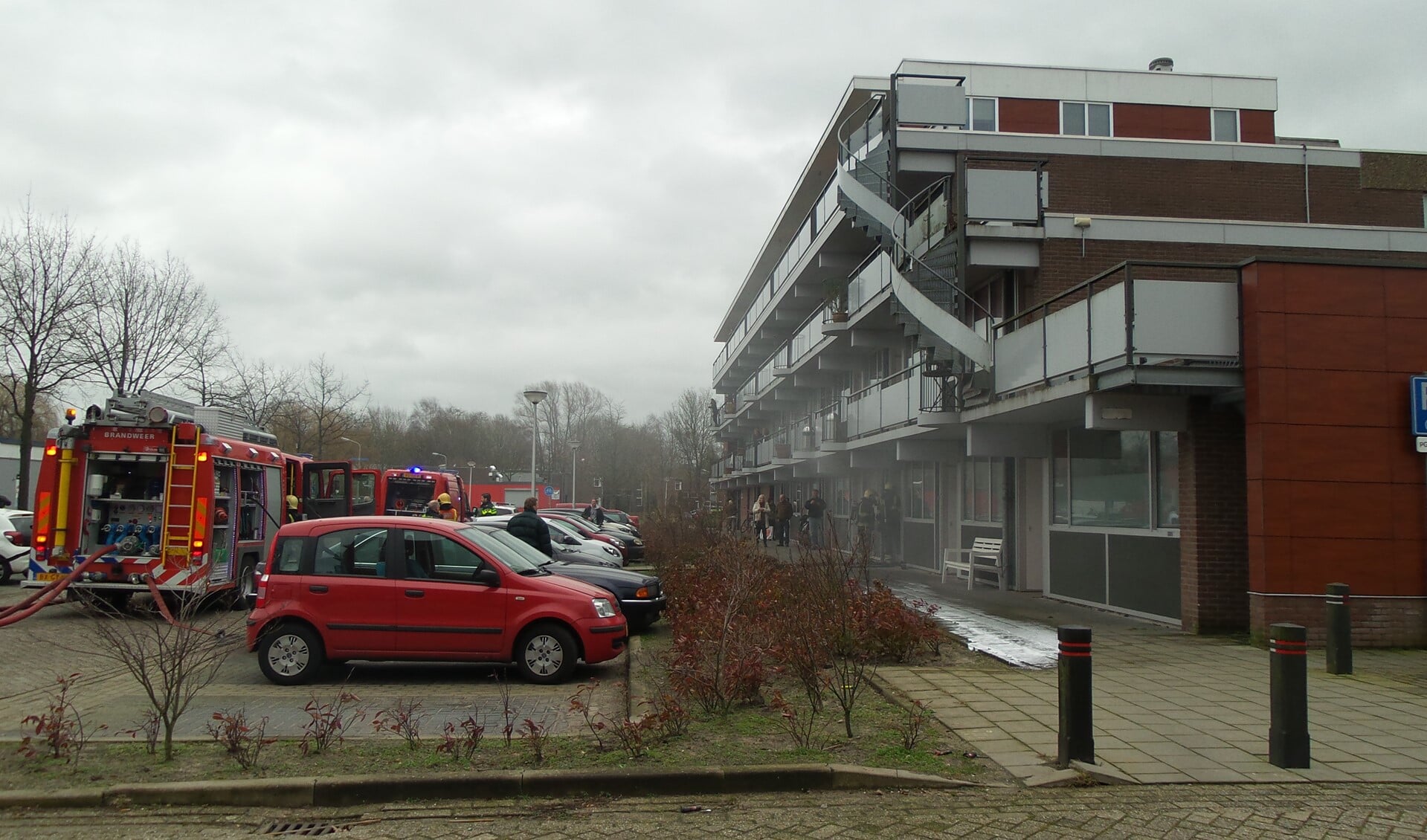 De bewoonster trof flinke rookontwikkeling aan bij thuiskomst.