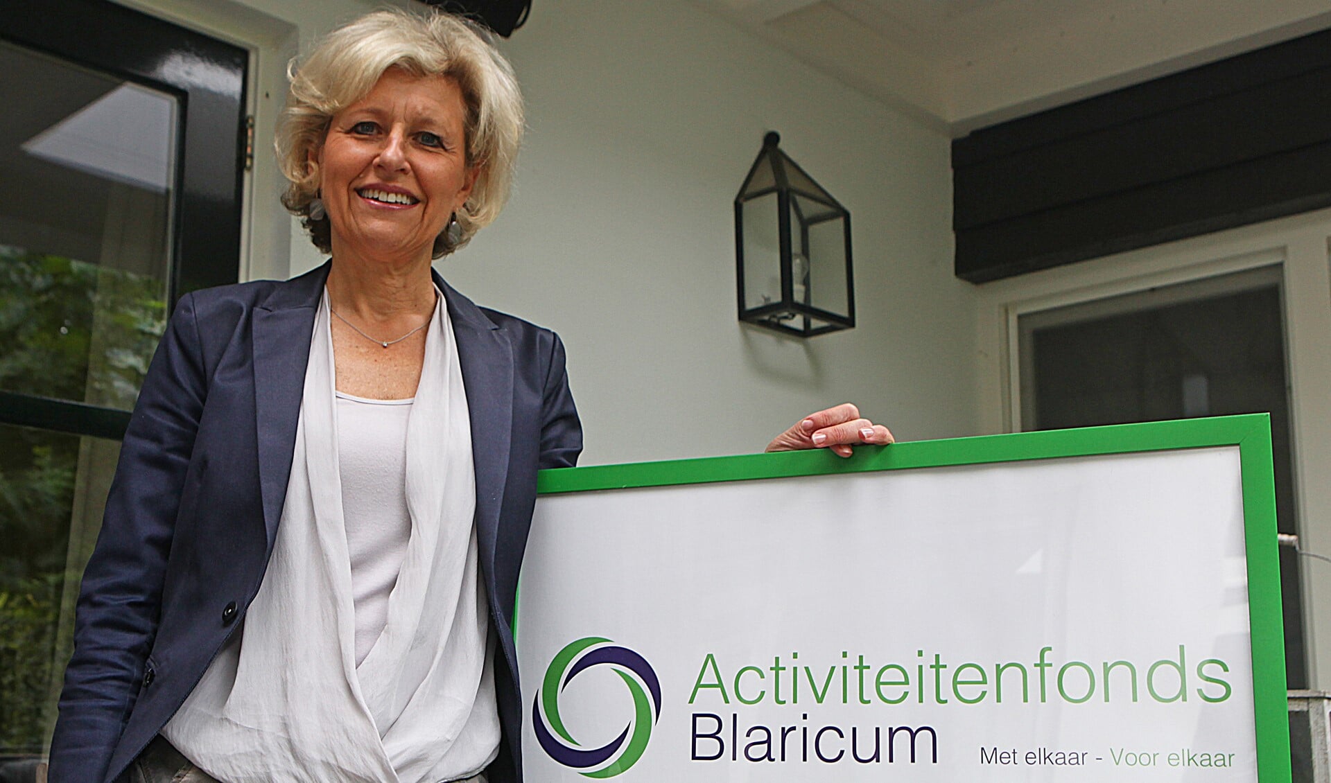 Voorzitter Mariette Gillis is trots op de nieuwe naam van het Activiteitenfonds Blaricum.