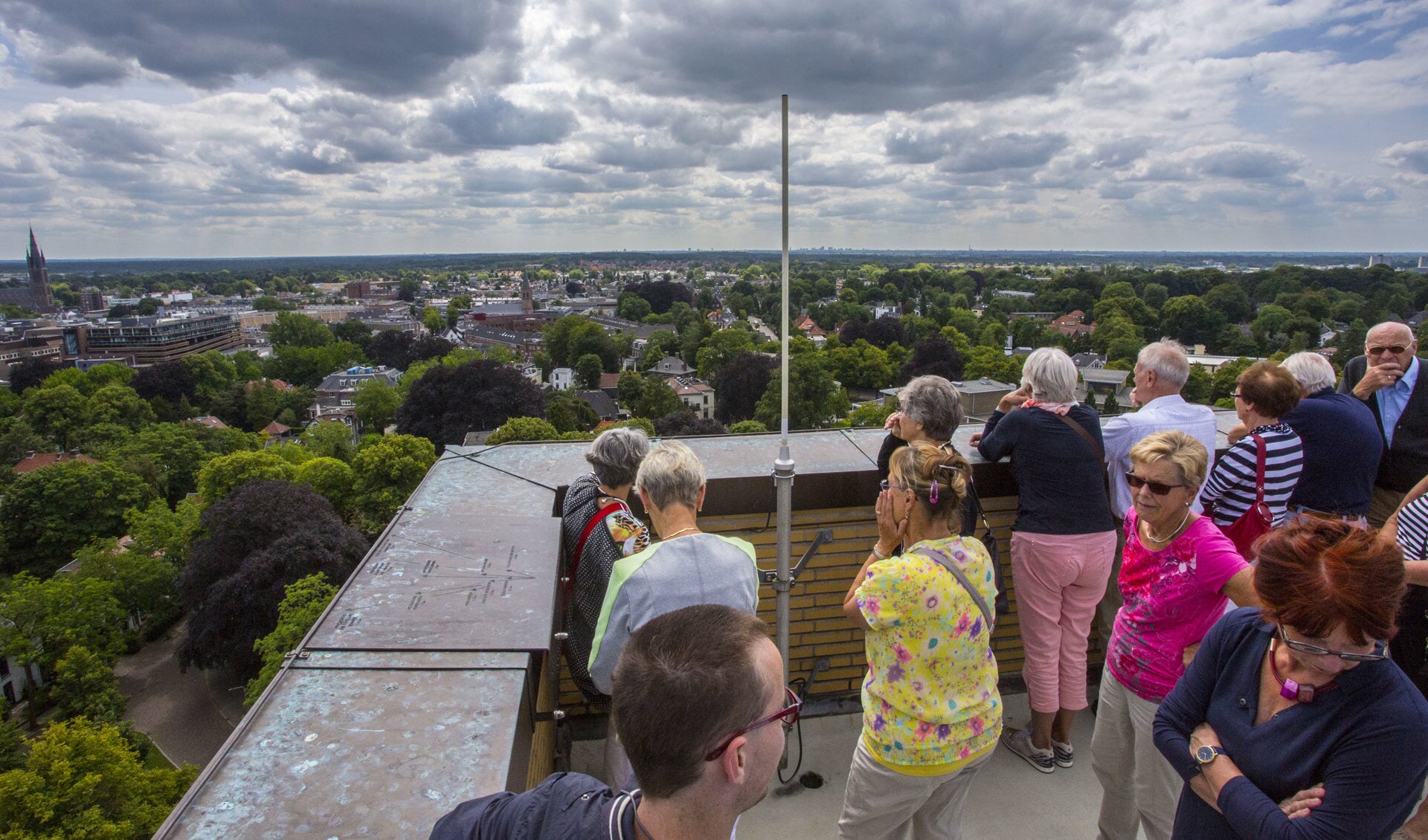 Een bezoek aan de raadhuistoren is onderdeel van de rondleiding. Foto: Bastiaan Miché
