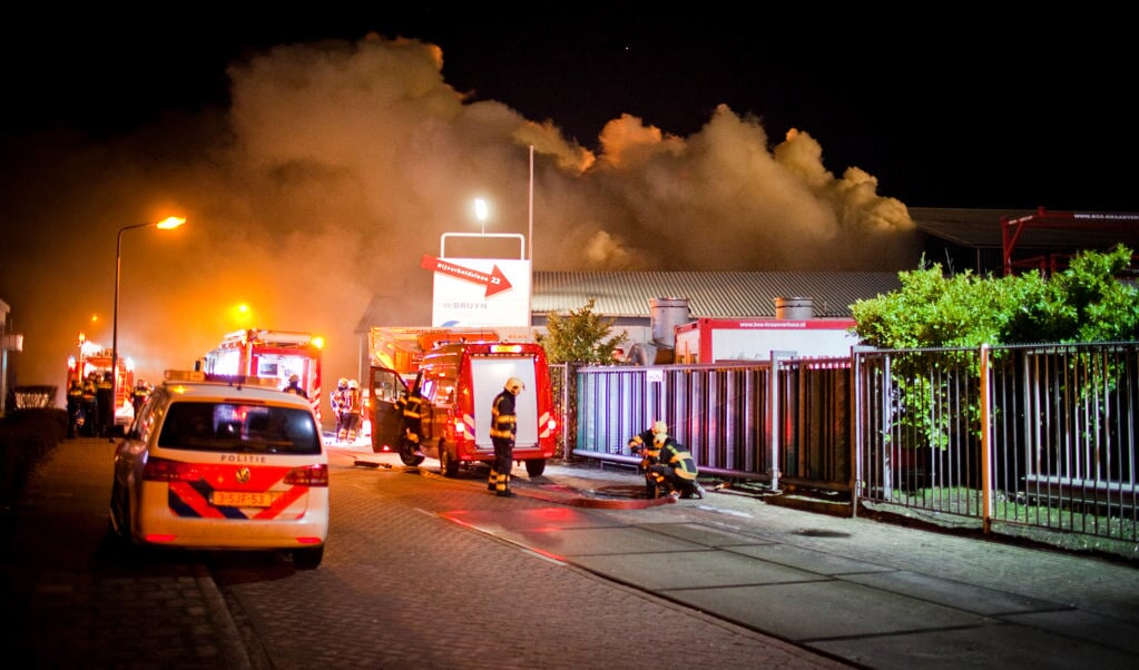 De brand was snel uitslaand