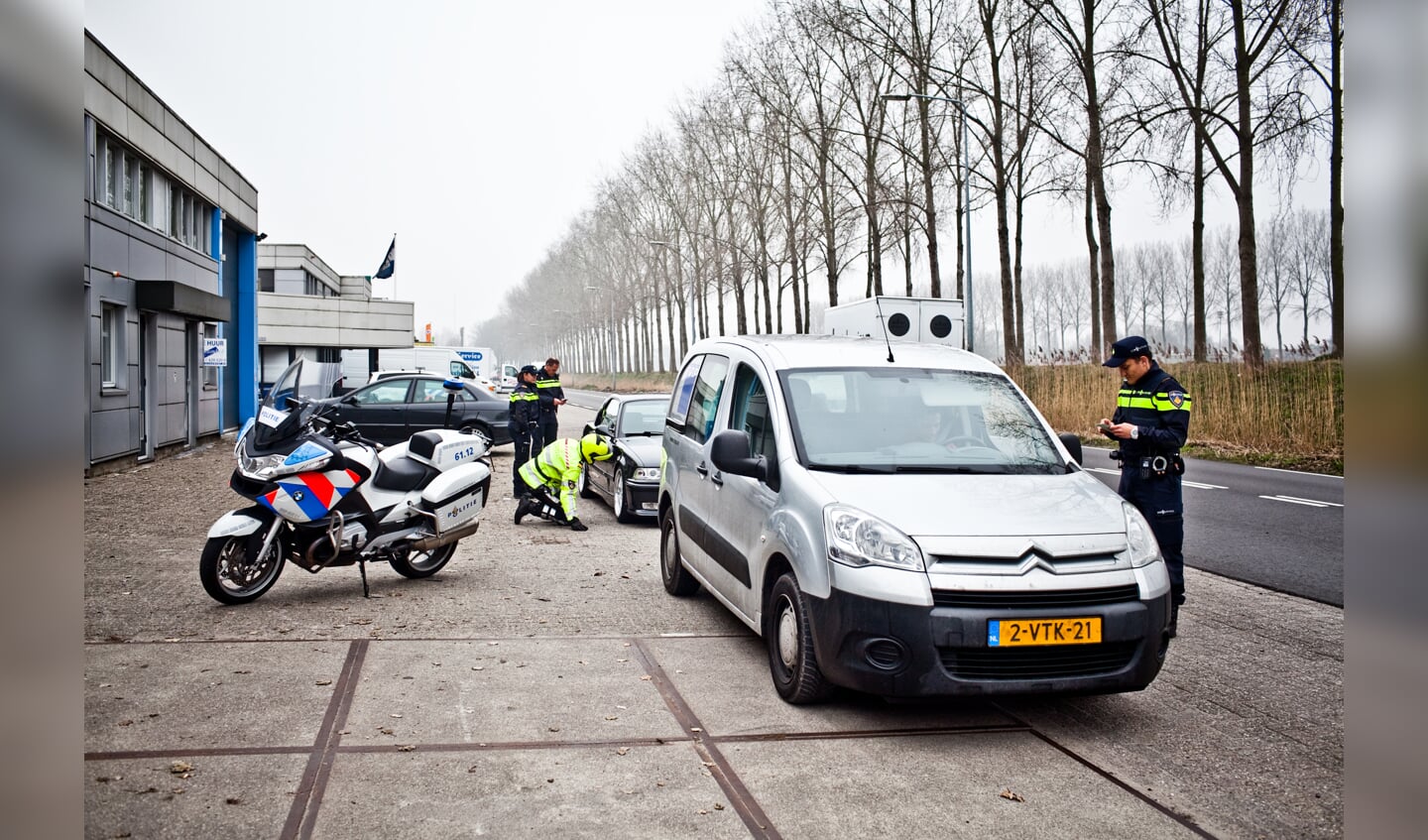 Een van de actielocaties: de Rijnkade