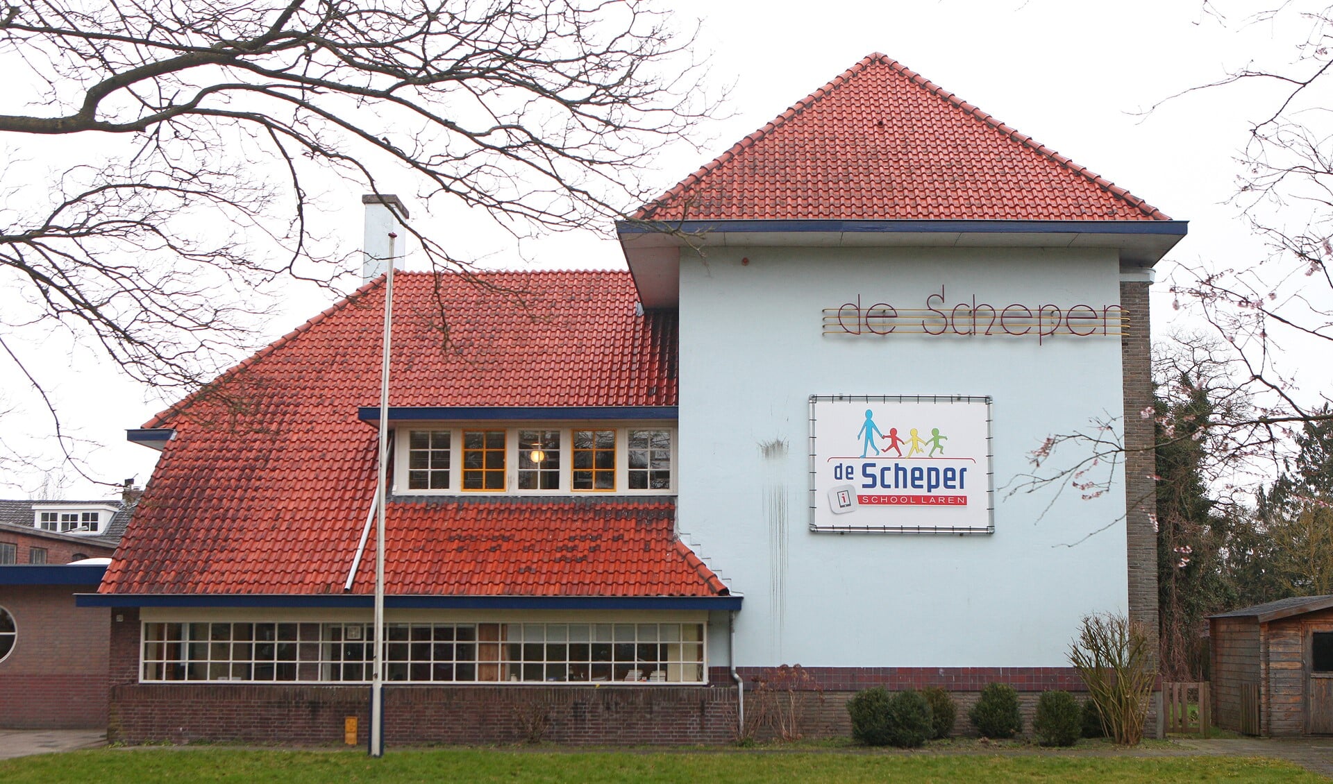Het schoolgebouw van De Scheper is 