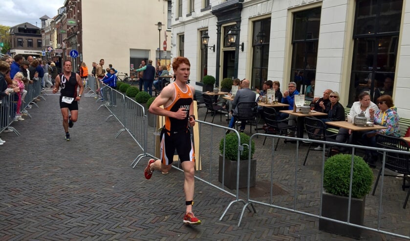 Tim Jacobs op weg naar de eindstreep