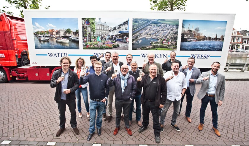 Iedereen erg blij met de truck