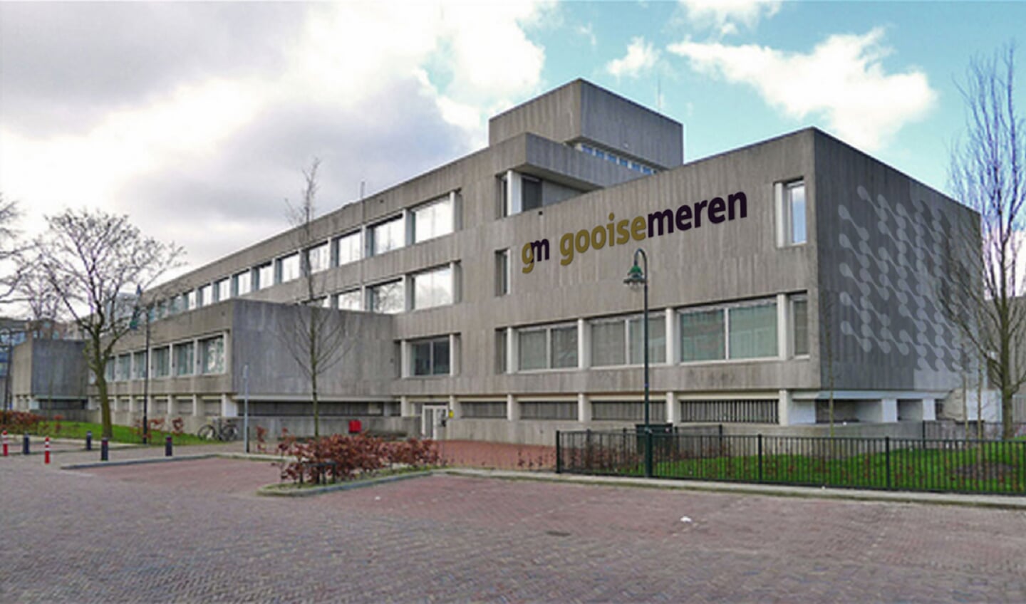 Zo kan het gemeentehuis er straks uit gaan zien. Foto: Klaas Vermaas/Edenspiekermann.