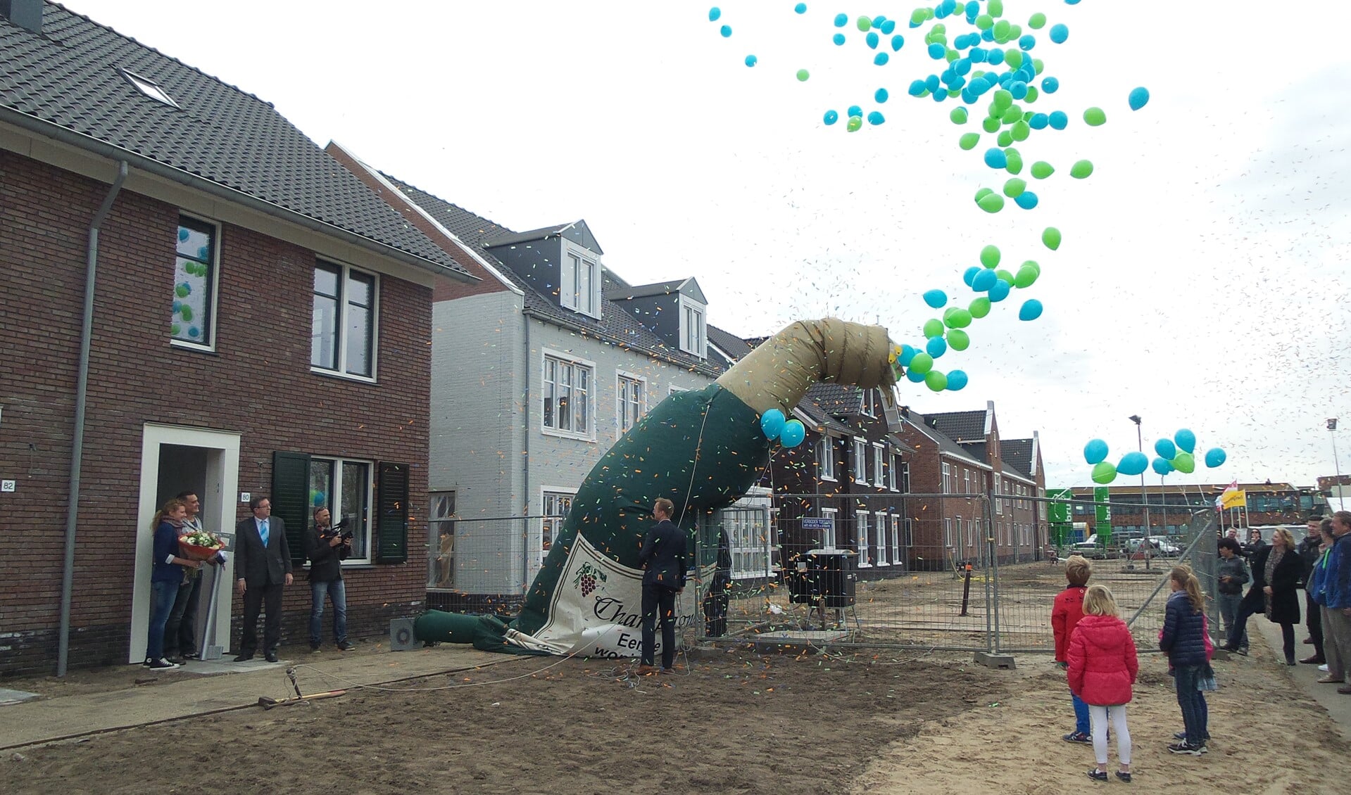 Feest bij de oplevering, maar daarna waren er wel veel inbraken in nieuwbouwwijk Zuidpolder.