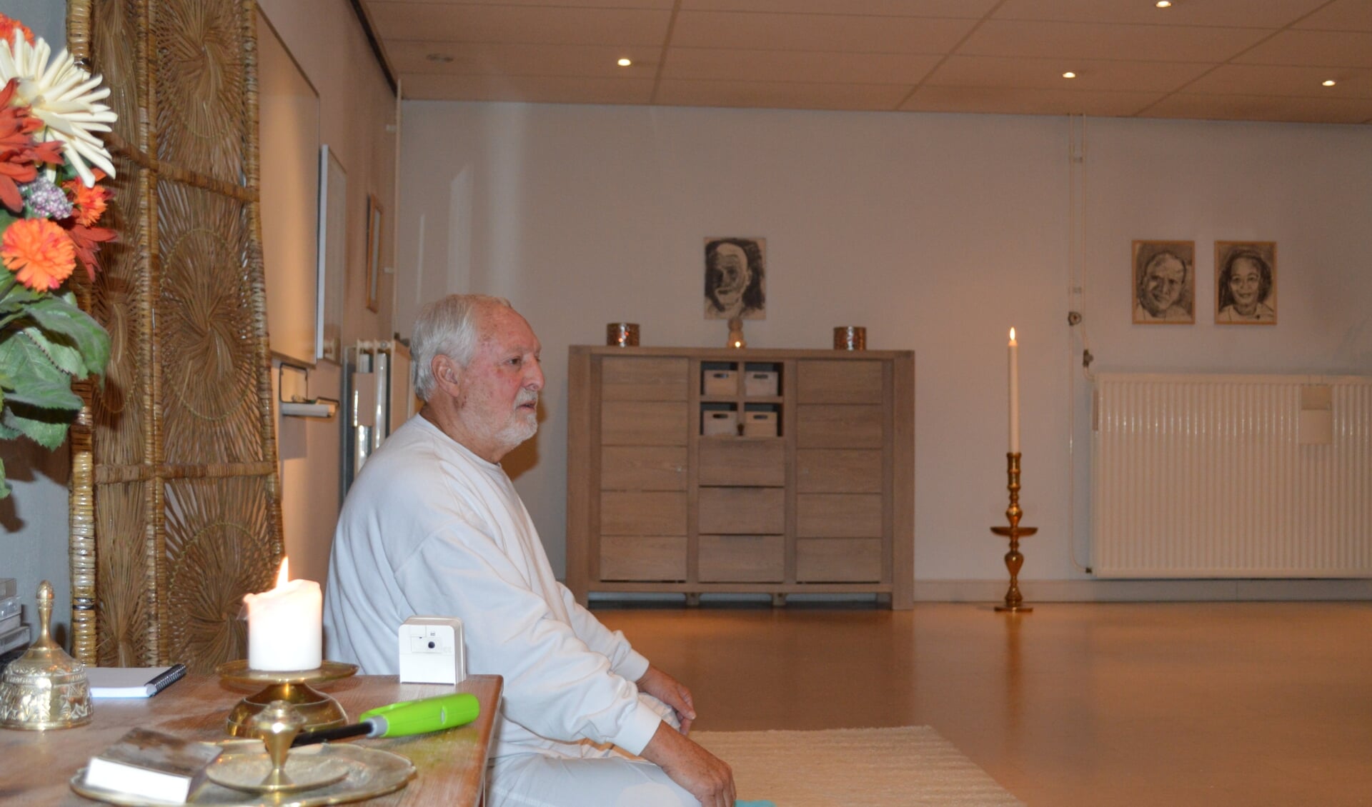 Eigenaar Jan Th. van Opzeeland van Stichting Rãja Yoga 't Gooi.