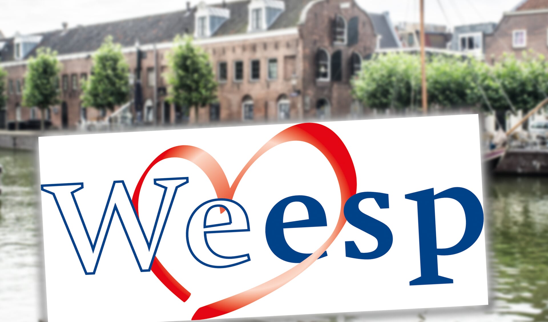 Het logo van Weesp Marketing voor de promotie van Weesp.