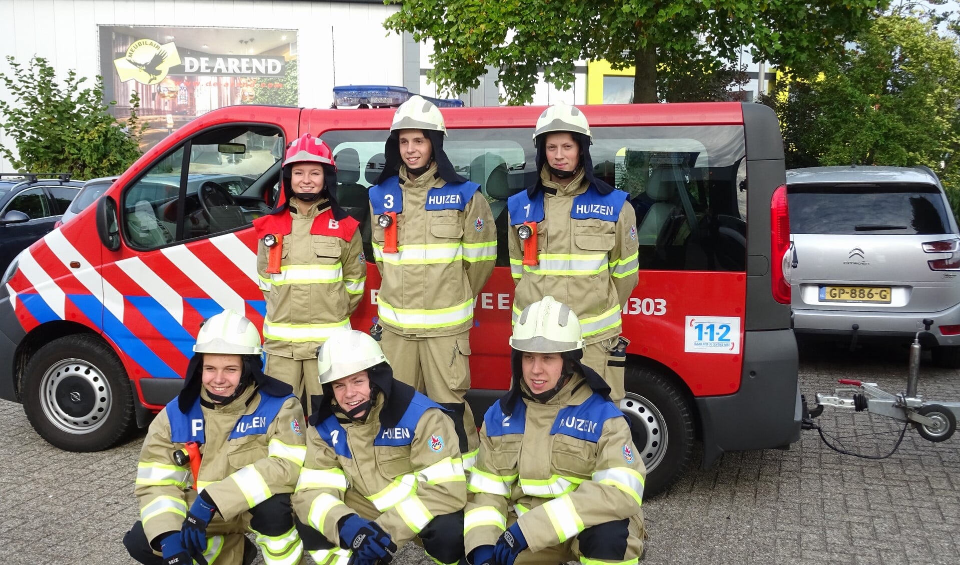 Het team van de jeugdbrandweer Huizen werd 7e tijdens het landskampioenschap.