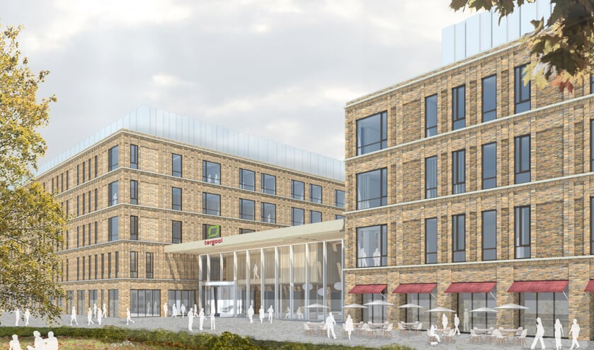 Artist impression van de nieuwbouw