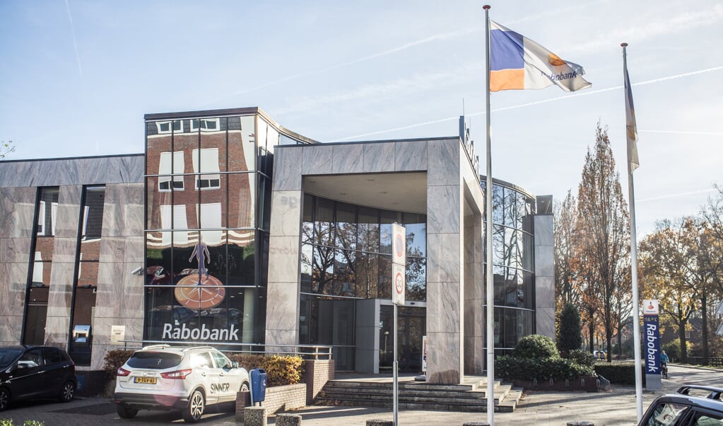 Het kantoor van de Rabobank gaat op 14 juli dicht en wordt later gesloopt.