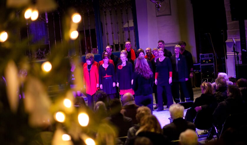Koren brengen kerstsfeer in de stad