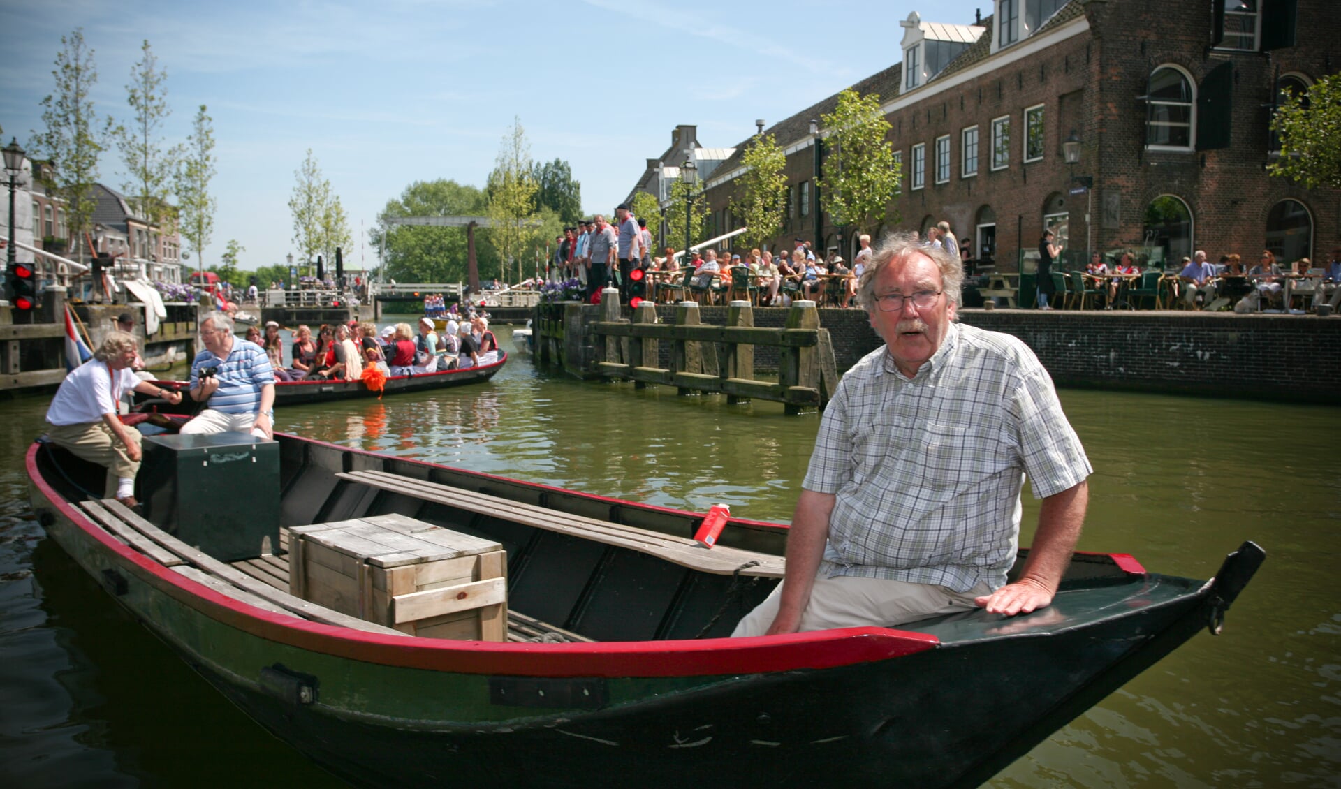 Cor van Willigenburg in 2010 op de Watersportdag.