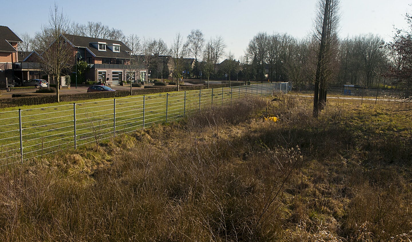 Het terrein aan de Barbeelstraat.