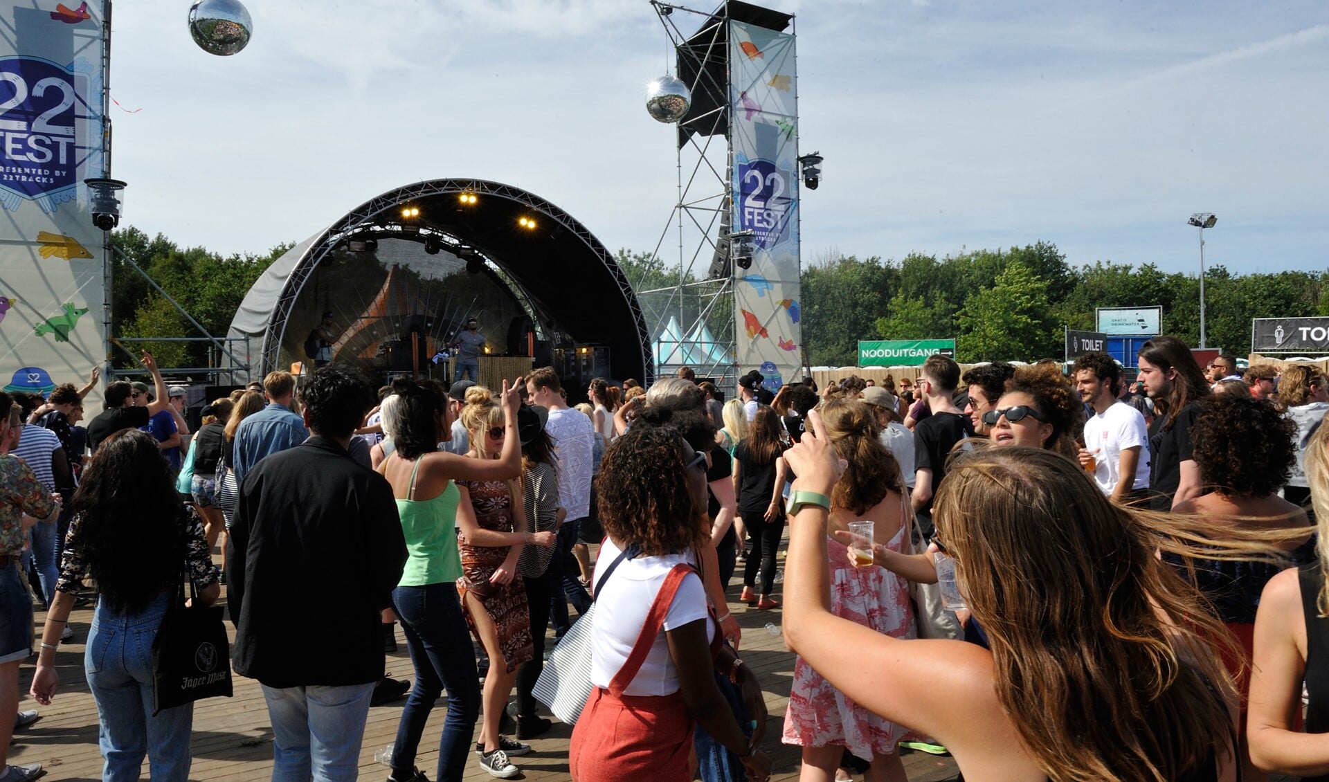 Vorig jaar voor het eerst: festival in Diemerbos.