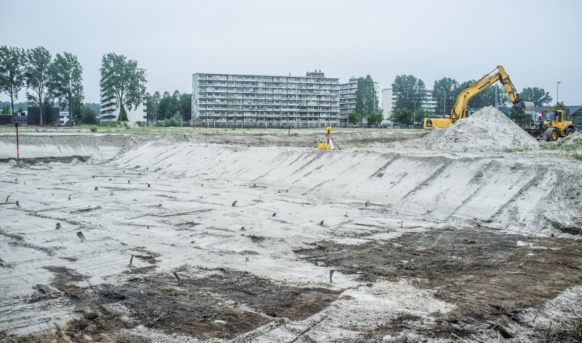 Zand wordt afgegraven
