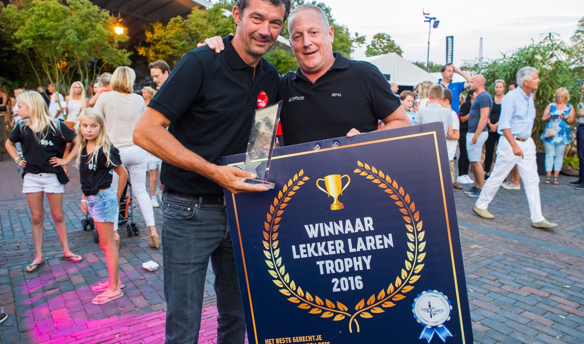 Het Bosch kreeg de Lekker Laren Trophy voor de Jappy Dog.