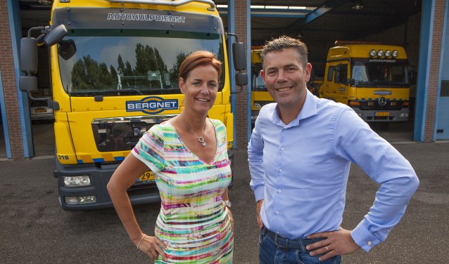 Nicole Dorrestijn en Sander Vlaar begonnen jaren geleden hun eigen bergingsbedrijf Bergnet en zijn inmiddels ook actief met pechhulp.