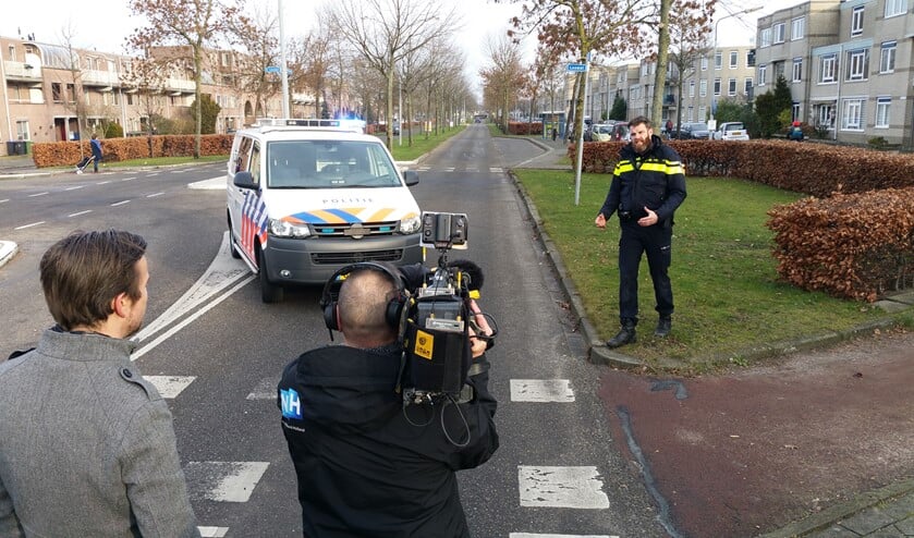 NH reconstrueert de poging tot doodslag die gericht was tegen drie agenten van het korps Gooi en Vechtstreek. (Foto Politie)
