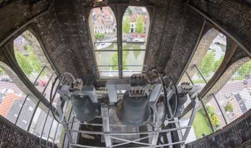 Weesp bezien vanuit de kerktoren.