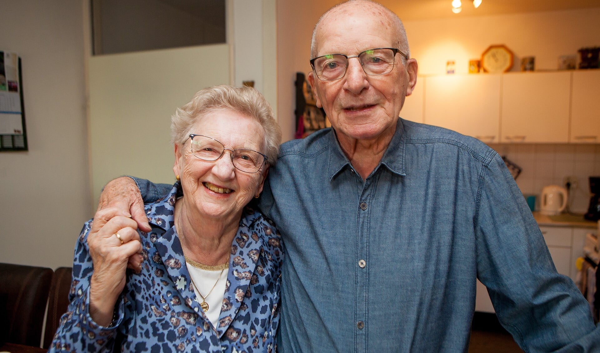 Jantje en Sas Holdinga-Siekmans zijn 60 jaar getrouwd.