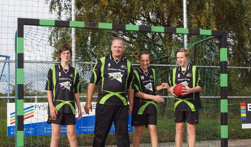 Tim, Gerard, Bjorn en Rick (vlnr).
