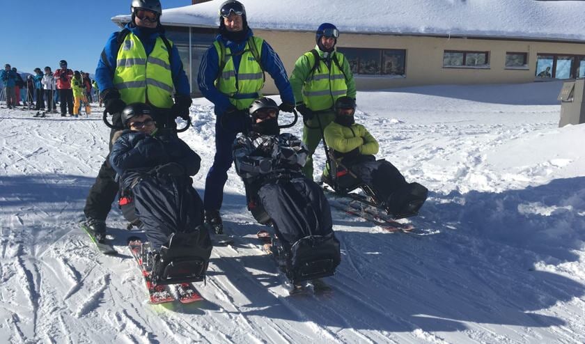 Met een maatje de piste af.