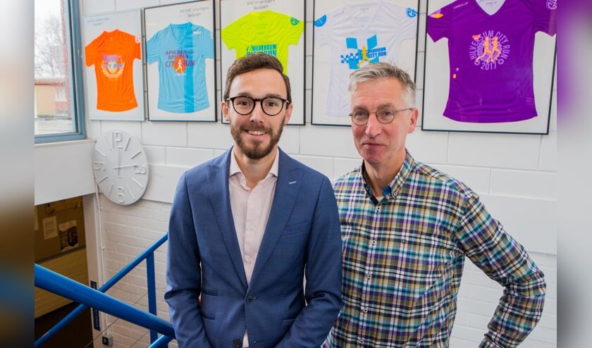 Arno Scheepers (links) en Dick Slootbeek hopen dat alle vernieuwingen van de City Run leiden tot een groei van het aantal deelnemers.