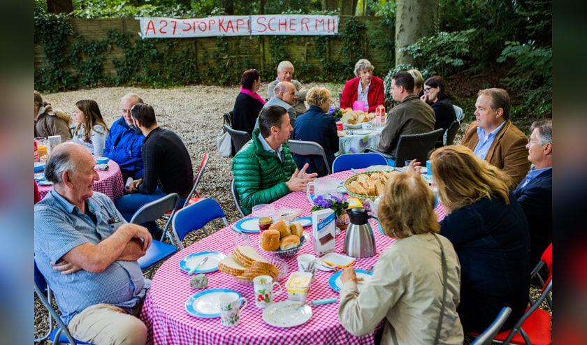 Bewoners vroegen eerder al op ludieke wijze aandacht voor hun probleem.