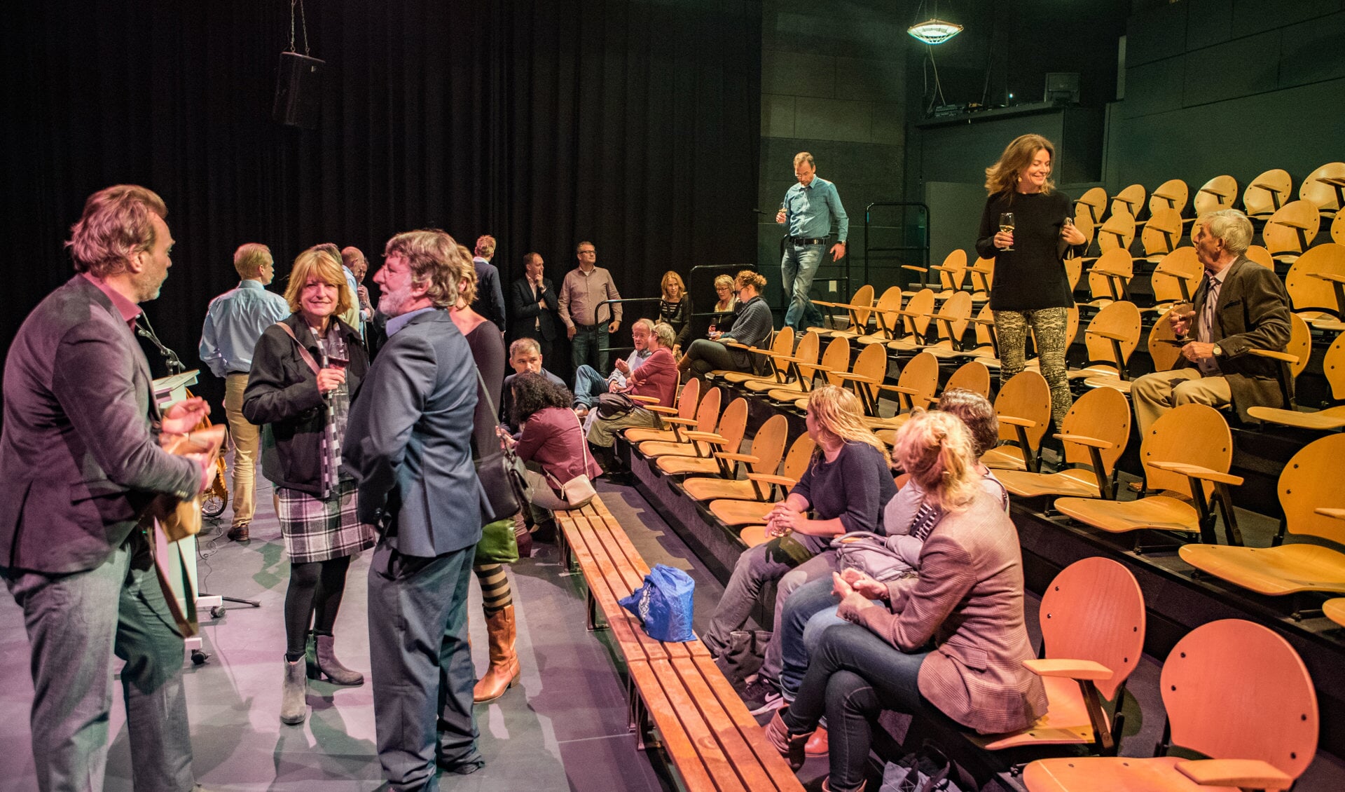 Theater Santbergen is het nieuwe onderkomen van de Fusie. Foto: Bastiaan Miché 