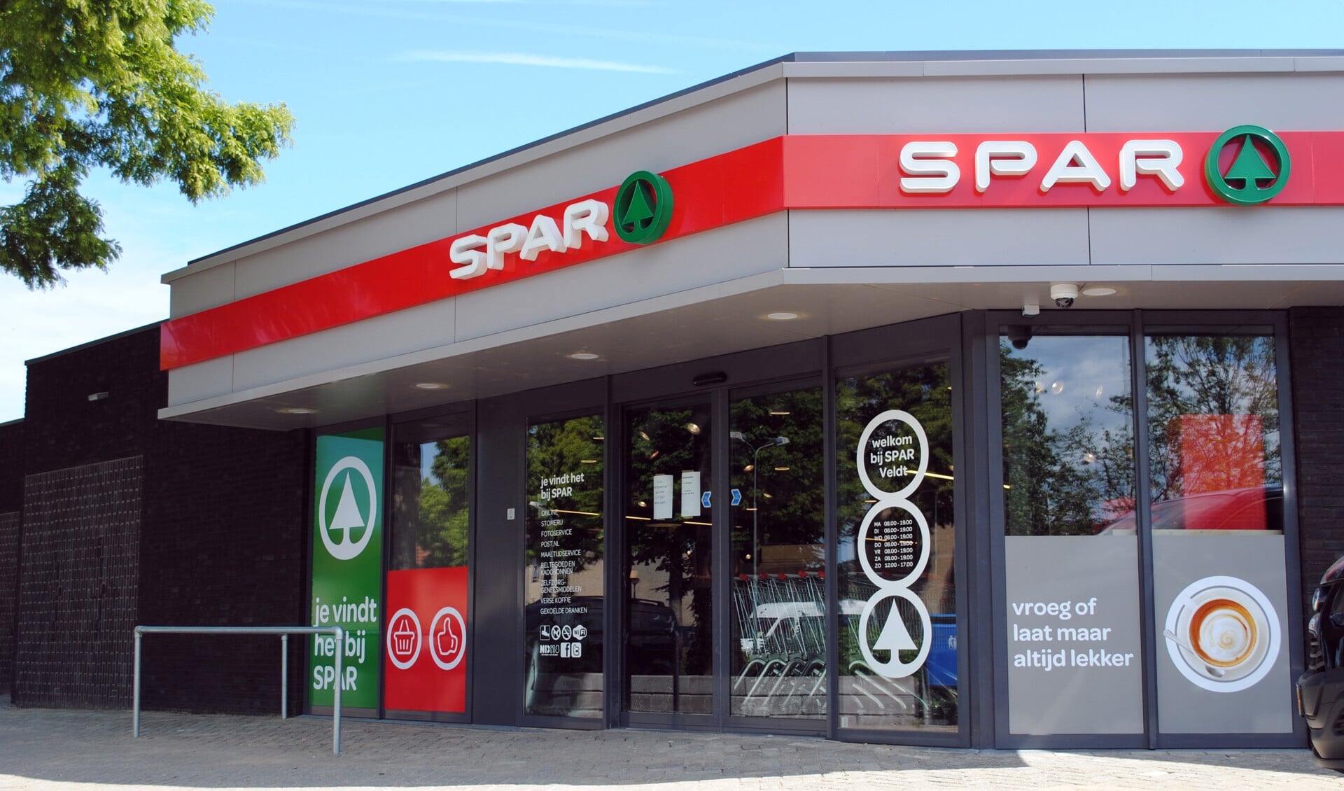 De Spar in Aetsveld hanteert andere openingstijden voor ouderen kwetsbaren dan de andere supermarkten.