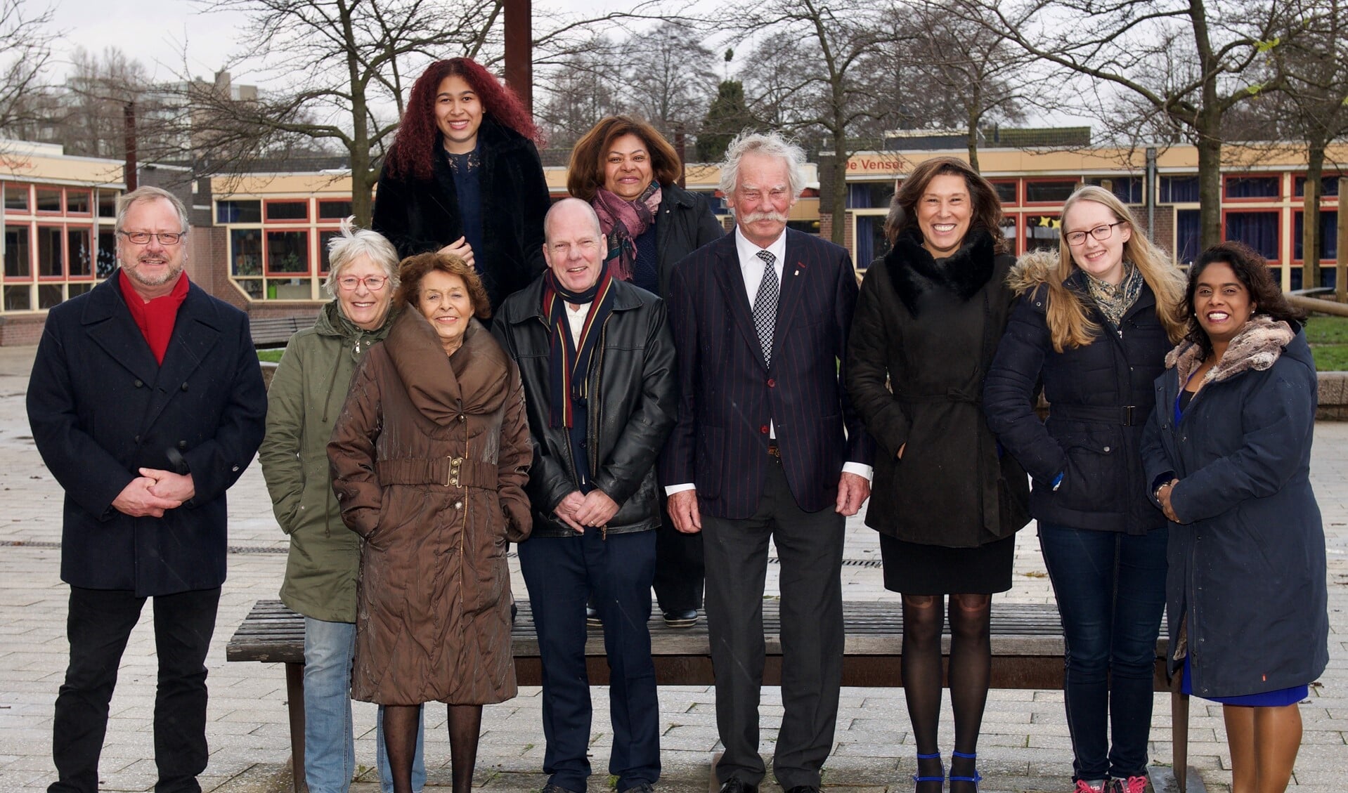 De kandidaten van Ouderpartij Diemen voor de gemeenteraadsverkiezingen op 21 maart.