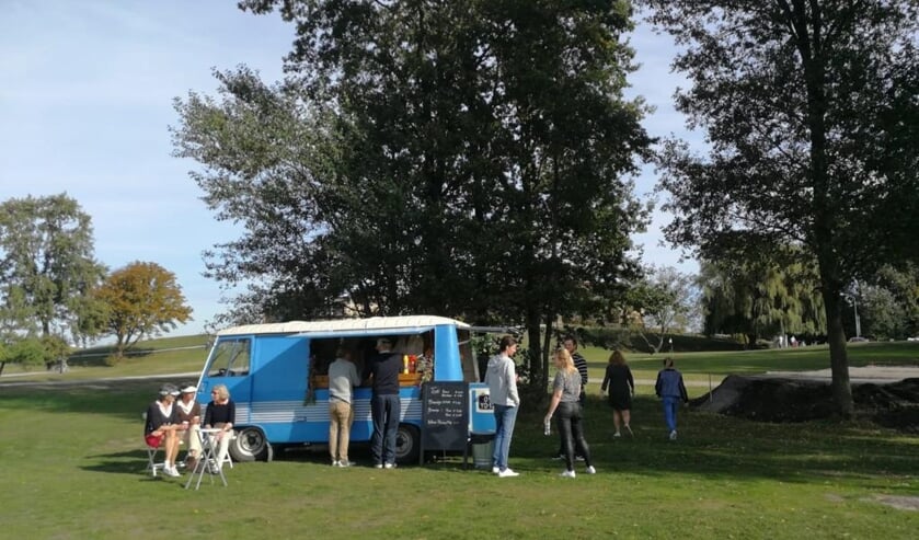 De golfbaan in betere tijden.