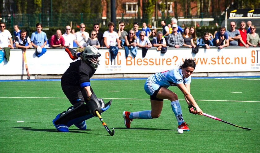 De hockeysters van Gooische speelden afgelopen jaar ook tegen elkaar.