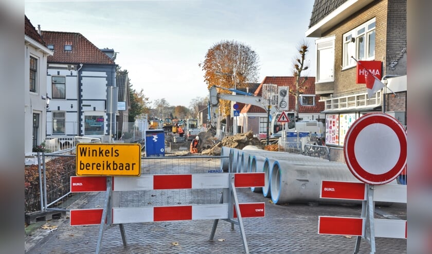Het kruispunt is al de hele maand november afgesloten.