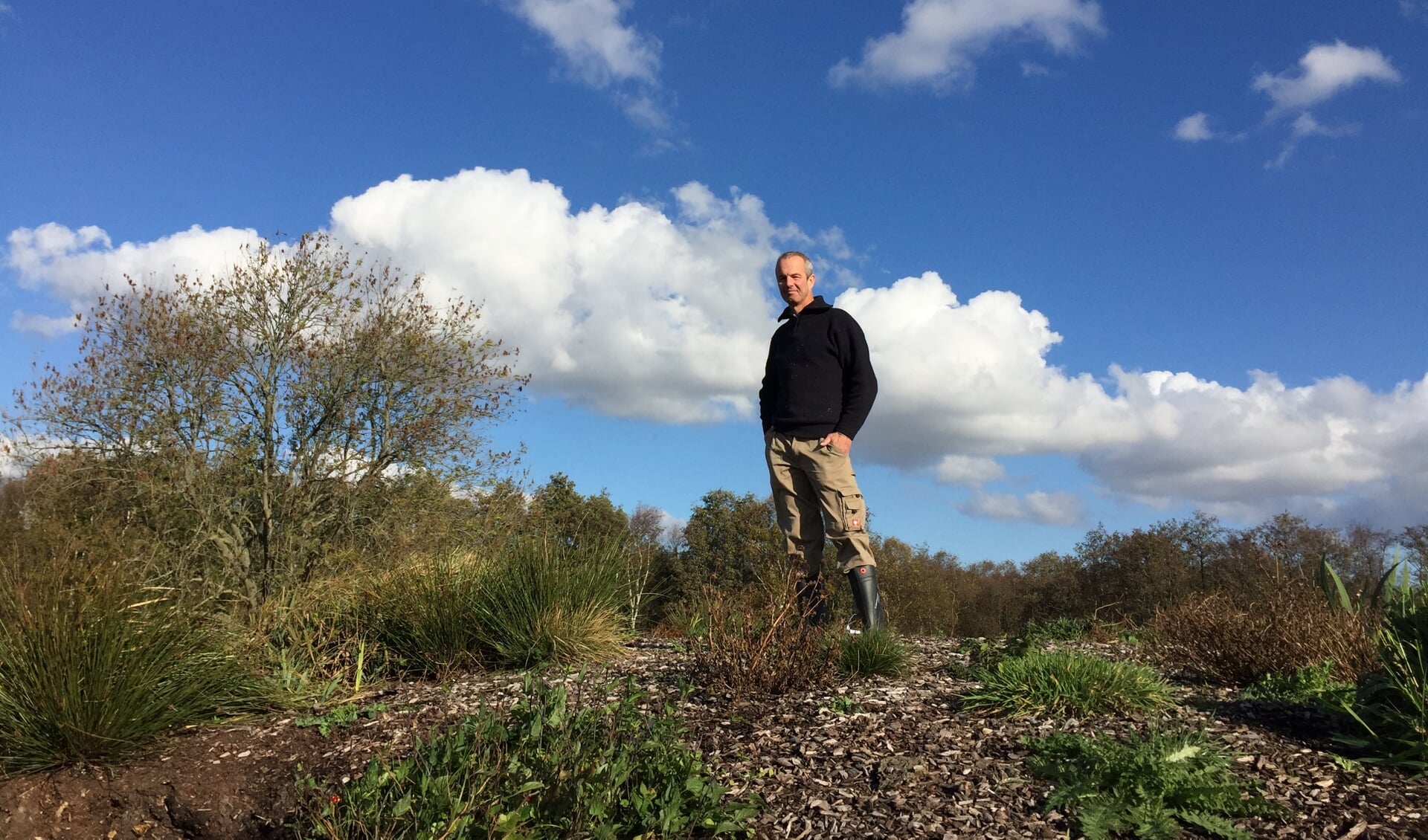 Wouter Slors uit Muiderberg is beheerder van de Galloways voor Free Nature.