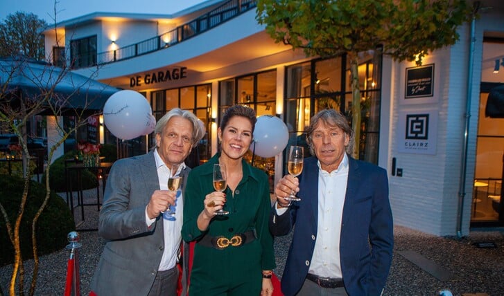 Het team van De Garage. V.l..n.r.: Jacques Walch, Anne-Claire Winkelhagen en Joost Wester.