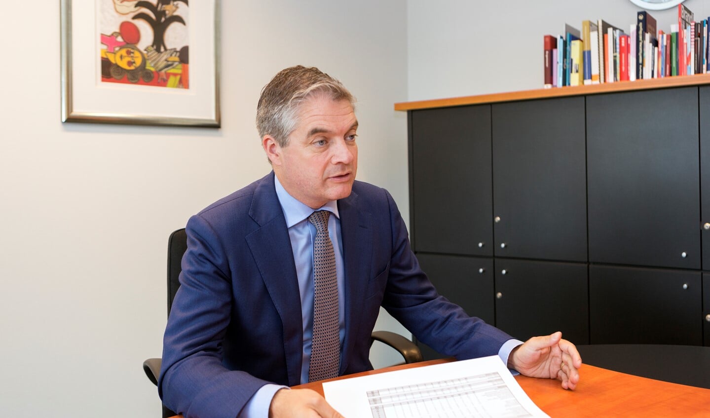 Burgemeester Erik Boog.