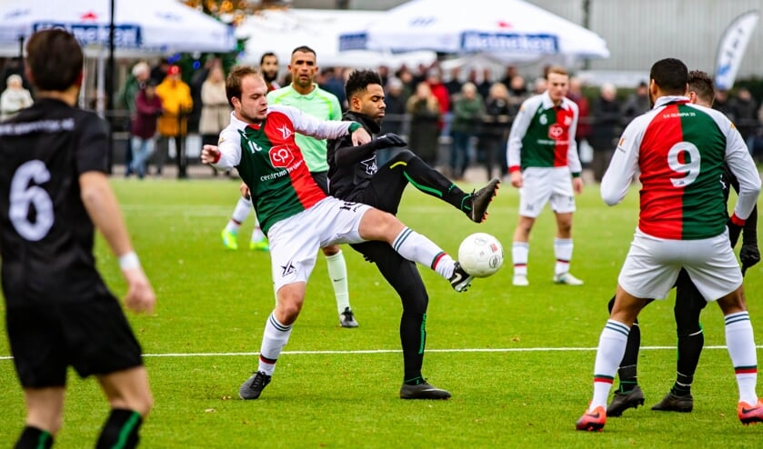 De kerstgedachte was bij de spelers van Olympia en Hilversum nog ver weg.