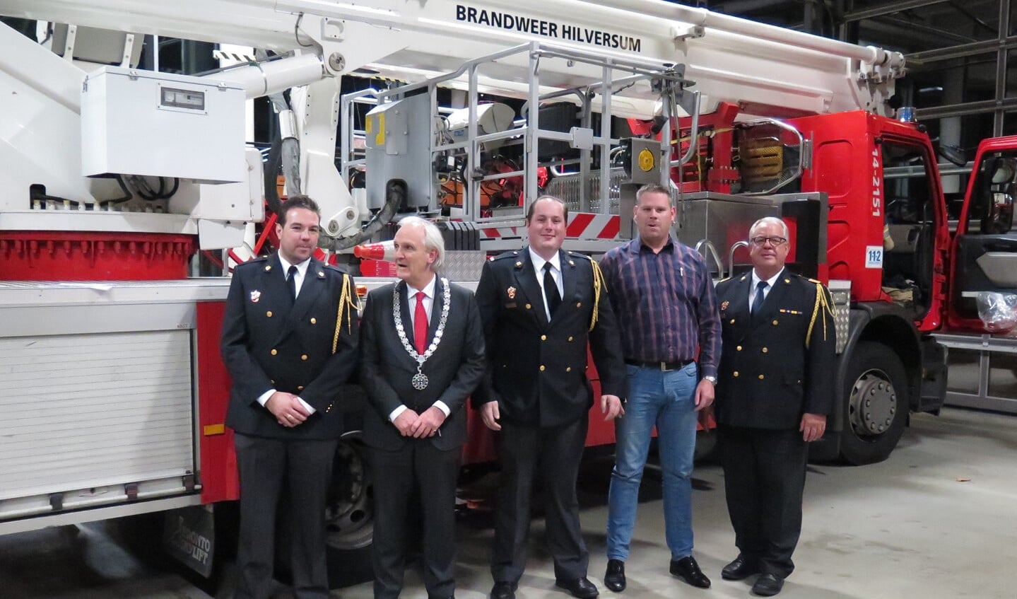 V.l.n.r.: Sander Bunschoten, Pieter Broertjes, Jeroen van den Brakel, Rob van Mourik en Joop Huizing.